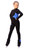 IceDress Figure Skating pants - Star (Black with Blue)