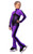 IceDress Figure Skating jacket - Jump (Purple with Black stripes)