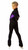 IceDress Figure Skating jacket -Disco (Black and Violet)