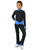IceDress - Figure Skating Training Overalls - Oriental (Cray with Gray with Blue belt)
