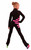 IceDress Figure Skating Outfit - Thermal - IceCode (Black with Pink)