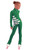 IceDress Figure Skating Outfit - Thermal - IceCode (Green with White)