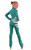 IceDress Figure Skating Outfit - Thermal - IceCode (Emerald with White)