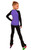 IceDress Figure Skating Outfit - Thermal - IceDress Lite (Linglish with Leggings) (Black with Purple)