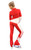 IceDress Figure Skating Outfit - Thermal - Space (Red with White)