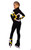 IceDress Figure Skating Outfit - Thermal - Bauer (Black, Yellow and White)