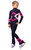 IceDress Figure Skating Outfit - Thermal - Bauer (Gray blue dark, Fuchsia and White)