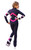 IceDress Figure Skating Outfit - Thermal - Bauer (Gray blue dark, Fuchsia and White)