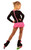 IceDress Figure Skating Dress - Thermal - Buff (Black with Hot Pink)