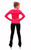 IceDress - Figure Skating Longsleeve (Raspberry with White)
