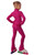 IceDress Figure Skating Outfit - Thermal - Butterfly(Fuchsia with velvet and crystals Preciosa)