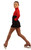 IceDress Figure Skating Dress - Thermal - IceFashion (Black with Red) 3rd view