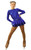 IceDress Figure Skating Dress - Thermal - Serpentine (Cornflower Blue with  Cornflower Lycra) 3rd view