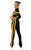IceDress Figure Skating Outfit - Thermal - Vanguard - Sport (Black with Yellow) 4th view