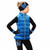 IceDress Figure Skating Outfit - Thermal - Velvet Butterfly with Vest (Blue)