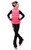 IceDress Figure Skating Outfit - Thermal - Velvet Butterfly with Vest (Coral) 3rd view