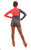 IceDress Figure Skating Dress - Thermal - IceFashion (Light Grey and Hot Coral) 4th view