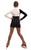 IceDress Figure Skating Dress - Thermal - IceFashion (Black with White) 3rd view