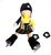 Tilda Doll by IceDress- Figure Skater - Icefashion (Black and Yellow)