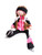 Tilda Doll by IceDress- Figure Skater - Velvet Butterfly with Vest (Coral)