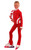 IceDress Figure Skating Outfit - Thermal - Cross-Roll (Red with White)