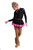 IceDress Figure Skating Dress - Thermal - Duet (Black with Hot Pink)