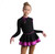 IceDress Figure Skating Dress - Thermal - Duet (Black with Purple)