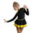 IceDress Figure Skating Dress - Thermal - Duet (Black with Yellow)