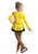 IceDress Figure Skating Dress - Thermal - Duet (Yellow with Black)