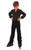 IceDress - Figure Skating Shirt Bodysuit for Performances for Boys (Black)