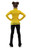 IceDress Figure Skating Outfit - Thermal - Minx (Yellow, Cornflower, Black)