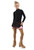 IceDress - Figure Skating Skirts - Harmony (Black with Light Pink )