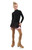 IceDress - Figure Skating Skirts - Harmony (Black with Light Pink )