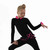 IceDress Figure Skating Outfit - Thermal - Minx (Black with Hot Pink)