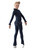 IceDress Figure Skating Outfit - Thermal - Minx (Dark Grey Blue with White)