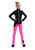 IceDress Figure Skating Outfit - Thermal - Disco Dance (Black with Hot Pink)