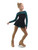 IceDress Figure Skating Dress - Thermal - Harmony (Black with Turquoise)