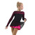 IceDress Figure Skating Dress - Thermal - Harmony (Black with Fuchsia)