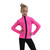 IceDress Figure Skating Outfit - Thermal - Kant (Hot Pink with Black)