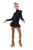 IceDress Figure Skating Dress - Thermal - Flamenco (Black with Violet)