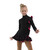 IceDress Figure Skating Dress - Thermal - Flamenco (Black with Fuchsia)