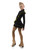IceDress Figure Skating Dress - Thermal - Flamenco (Black with Yellow)