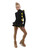 IceDress Figure Skating Dress - Thermal - Flamenco (Black with Yellow)