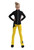 IceDress Figure Skating Jacket - Thermal - Disco Dance (Black with Yellow)