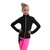 IceDress Figure Skating Jacket - Thermal - Disco Dance (Black with Hot Pink)