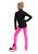 IceDress Figure Skating Jacket - Thermal - Disco Dance (Black with Hot Pink)