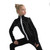 IceDress Figure Skating Jacket - Thermal - Kant (Black with White)