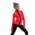 IceDress Figure Skating Jacket - Thermal - Kant (Hot Coral with Black)
