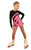IceDress Figure Skating Dress - Thermal - Velvet (Black with Pink, Ornament)
