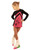 IceDress Figure Skating Dress - Thermal - Velvet (Black with Raspberry)